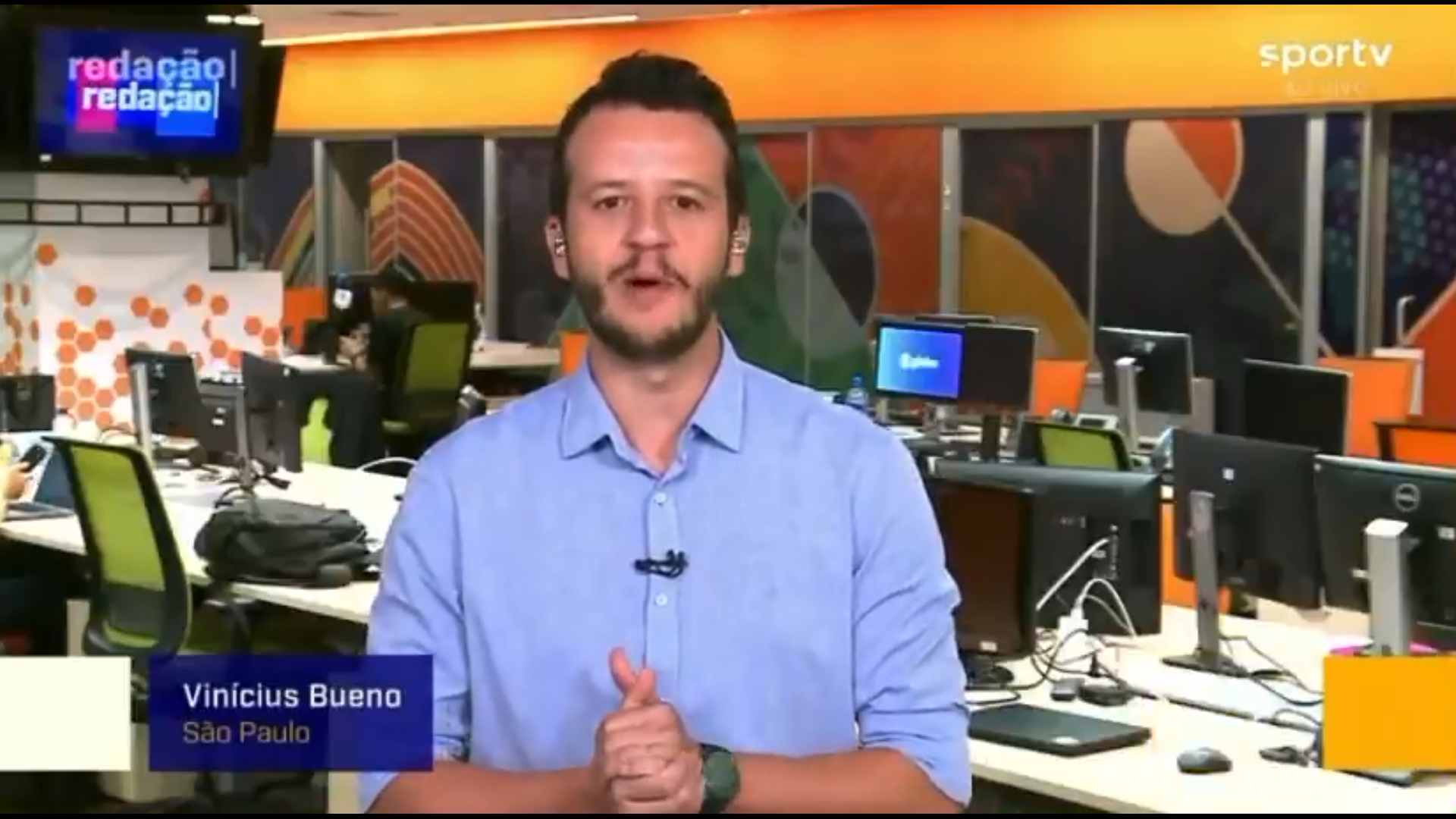 Vinicius Bueno reforça a grade do SporTV