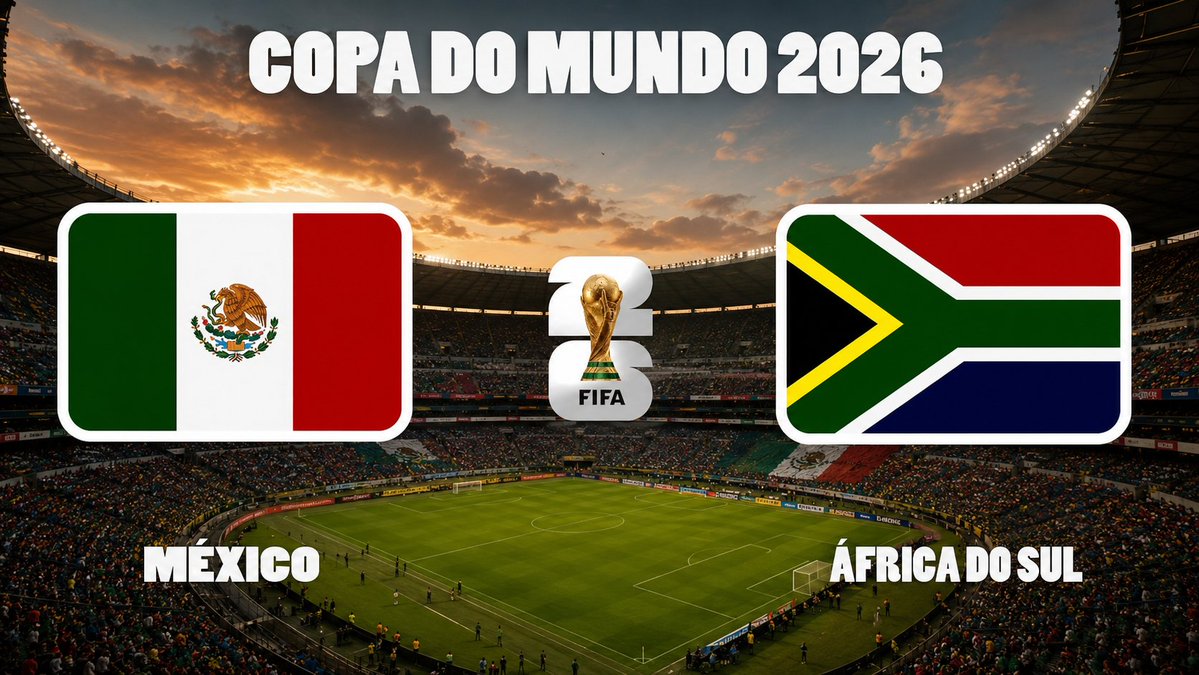 México x África do Sul abre a Copa do Mundo de 2026